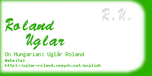 roland uglar business card